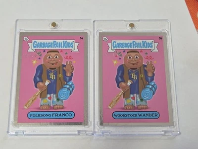 2022 MLB X GPK Series 1 Keith Shore -5a&b Wander Franco -Silver Foil 123/80of150 - Image 1 of 4