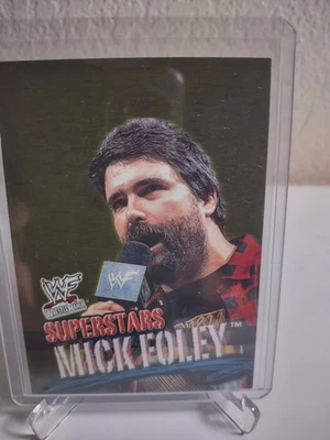 2001 Fleer WWE Mick Foley Wrestling Card #14 ECW WCW Cactus Jack WWF Mankind - Image 1 of 2