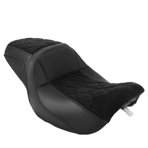 Comfortable Front Rear Seat For Harley Road King 1997-07 / Street Glide 2006 07 - Picture 1 of 8