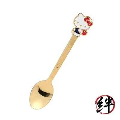 Cuchara de acero inoxidable Sanrio 313637 Hello Kitty vajilla cubiertos Foto 1 de 3