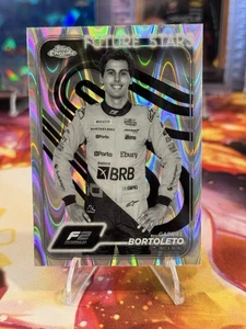 2024 Topps Chrome Formula 1 F1 Gabriel Bortoleto Black White RayWave #28 - Bild 1 von 2