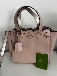 Genuine Kate Spade New York Womens Magnolia Leather Top Handle/Tote Bag Pink - Picture 1 of 10