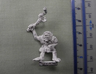 GOBLIN BATTLE CHARIOT DRIVER Metal Goblins Gitz Army Crew Warhammer 1980s B31 - Image 1 of 2