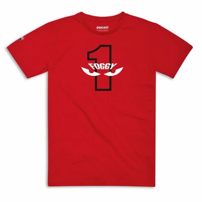 Camiseta Ducati Foggy 2.0 98771350 Camiseta Oficial Carreras Carl Fogarty Hombre’s MotoGP - Imagen 1 de 2