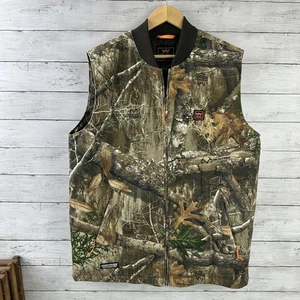 Walls Realtree Edge Hunting Camo Scentrex Insulated Quilted Vest Men's Large - Picture 1 of 12