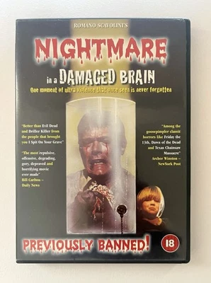 Nightmare In A Damaged Brain DVD (1981), Horror, Slasher, Romano Scavolini - Image 1 of 2