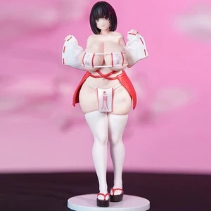 NSFW - Shrine Miko - Sexy Ragazza Santuario Religioso - Arte Originale - Imagen 1 de 7