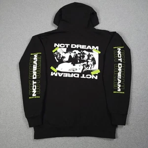 NCT Dream Show 2 Tour Hoodie Men Large Black Authentic Official Beatbox Full Zip - Picture 1 of 10