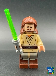 Lego Star Wars Qui-Gon Jinn Minifigure sw0810 From Set 75169 - Picture 1 of 2