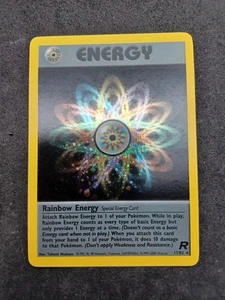Pokemon Rainbow Energy 17/82 Holo Rare Unlimited WotC Pokémon Team Rocket - Picture 1 of 4