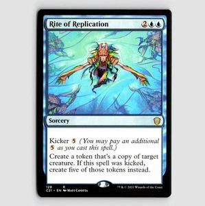 Rite of Replication - C21 #128 Rare - NM / Mint Commander 2021 Single - Picture 1 of 2