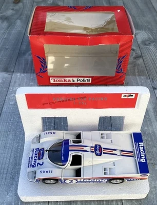 Tonka Polistil Porsche 956 Racing Azul/Blanco #2 Rothmans 1:25 Diecast 02260 y Caja Foto 1 de 4