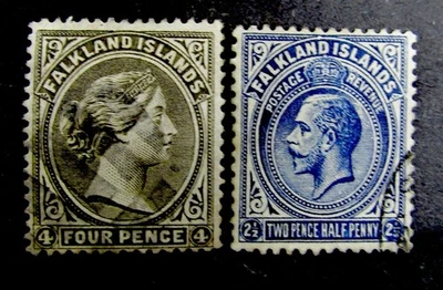 Estampilla de las Islas Malvinas Británicas de nystamps # 8 44 usada $80 D5y1072 Foto 1 de 2