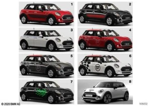 MINI Genuine Side Strips Chili Red Uni Replacement Fits F55 F55 LCI 51142359449 - Picture 1 of 5
