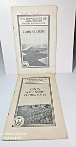 US Department of Agriculture Farmers’ Bulletin Lot 2 Corn Culture & Oats - Bild 1 von 5