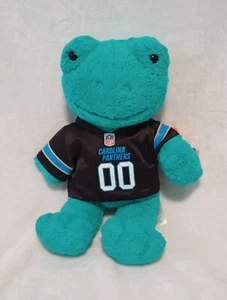 Retired Build A Bear Teal Frog NFL Carolina Panthers Shirt Reese's Cup - Picture 1 of 6