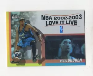 2003-04 TOPPS BASKETBALL NBA LOVE IT LIVE DRAW GOODEN ORLANDO MAGIC - Foto 1 di 1