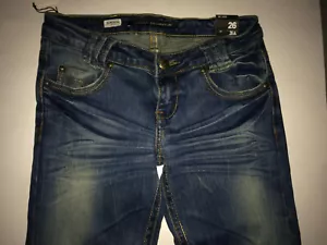 NWT Urban Behavior Melrose ~ Low Rise Skinny Distressed Jeans ~ Junior's Size 26 - Picture 1 of 11