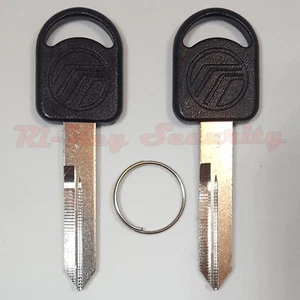 New Pair Original OEM Non-Transponder Ignition Keys Mercury Vehicles With Logo - Picture 1 of 9