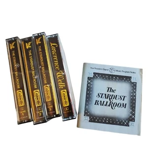 Readers Digest Music Tape Lot Lawrence Welk FREE SHIP Stardust Ballroom Booklet - Picture 1 of 2