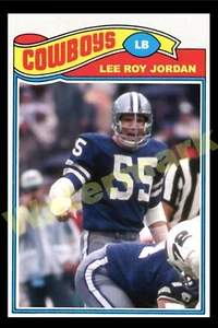 1977 style LEE ROY JORDAN Dallas Cowboys Sports Poster NFL Shot 16x24in photo - Picture 1 of 1