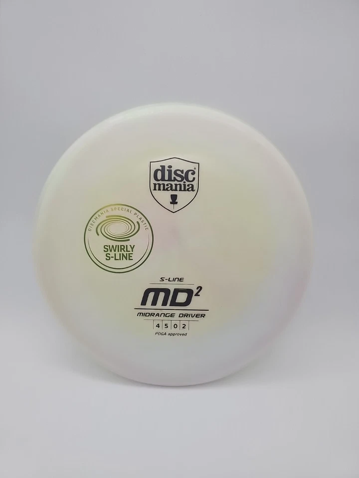 Discmania MD2 Swirly S Line 180g Innova Made Special Edition Plastic New Disc - Image 1 of 4