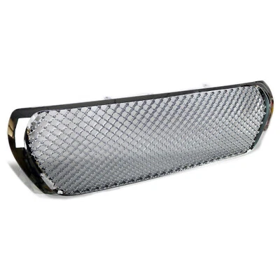 Carcasa de rejilla de repuesto delantera de malla ABS cromada para Toyota Land Cruiser 2008-2012 Foto 1 de 3