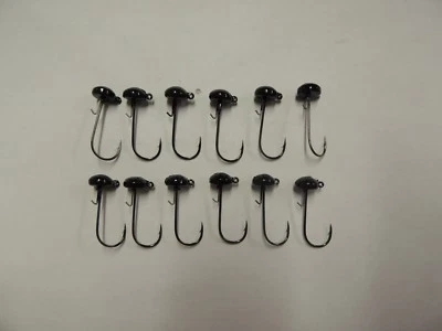 (12) NED RIG JIG HEADS / (Quality) Owner Hook / Choose Color, Hook size + Weight