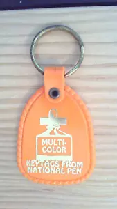 Buy Multi Color Key Tags National Pen Key Chain. Key Chain Ring Tag - Picture 1 of 2