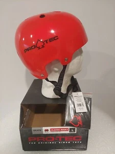 PRO-TEC Classic Bucky Skate Helmet Size Large Translucent Red Colour Protec NWT - Picture 1 of 10