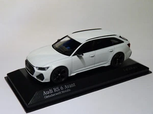 Audi RS 6 avant 2019 Blanc métallisé au 1/43 de MINICHAMPS 410018012 - Imagen 1 de 6