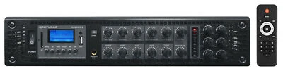 Rockville RCS350-6 350 Watt 6 Zone 70v Commercial/Restaurant Amplifier/Bluetooth - Image 1 of 4