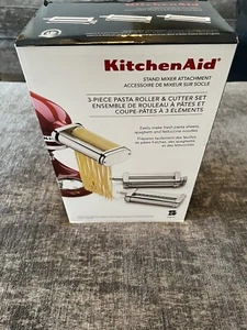 KitchenAid KSMPRA Pasta Roller & Cutter Attachment 3 Pieces - Picture 1 of 4