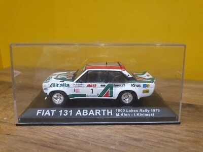 Altaya escala 1:43 Fiat 131 Abarth 1000 Lake Rally 1979 M. Alen - I. Kivimaki Foto 1 de 4