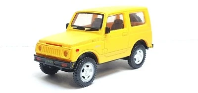 1/64 Aoshima SUZUKI JIMNY SJ30 MUSTARD YELLOW Jeep 4x4 car model - Image 1 of 4
