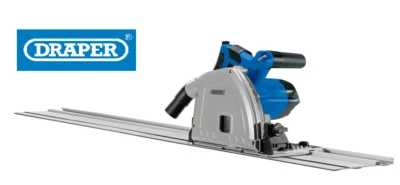 DRAPER PLUNGE TRACK SAW 1200W 165MM CIRCULAR WITH RAIL HEAVY DUTY WARRANTY 57341 - Image 1 of 3