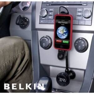 Belkin TuneBase FM Transmitter Wireless HandsFree Car Kit for iPod iPhone 3 4 S