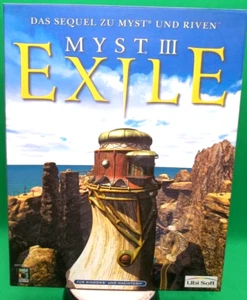Gioco per PC in Big Box #Myst 3: Exile - completo - in cartone IMBALLO ORIGINALE + istruzioni + tedesco - Foto 1 di 2