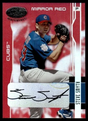 2003 Leaf Certified Materials Mirror Red Autographs Steve Smyth Auto 88/94 - Image 1 of 2