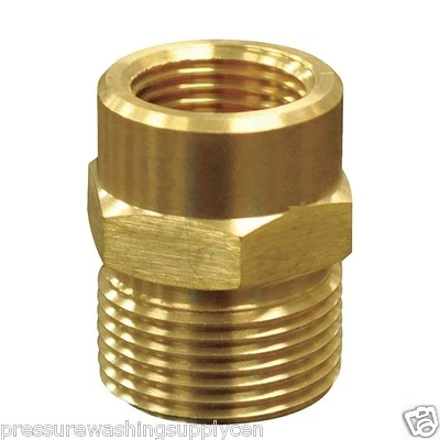 PWO Pressure Washer M22/14mm x 3/8 NPT Female Twist Connect Fitting Adapter USA