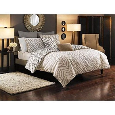 New Style Domain Kenyon Twin Duvet Cover Set 2 Piece Zebra Brown Beige - Image 1 of 4