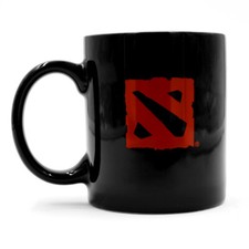 Dota 2 Coffee Mug The International 2018 Black Red Logo Cup Rare Swag