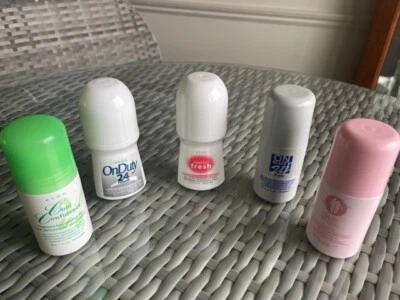 Vintage AVON Feelin' Fresh~On Duty~Sweet H~Cool Confidence Deodorants~(5)Roll On - Image 1 of 2
