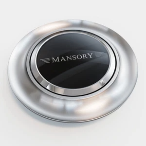 Tapa central autonivelante MANSORY ROLLS ROYCE y otros vehículos aluminio cepillado - Imagen 1 de 6