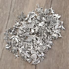 100pcs Bracelet Findings DIY Charm Pendant Set Metal Embellishments