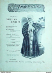 Artic Fur Store Catalogue (Fourrure Russe) Royaume Uni 1910 - Picture 1 of 2
