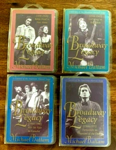Music Cassettes Michael Ballam Broadway Legacy 4 Piece Lot - New - Picture 1 of 9