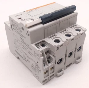 Merlin Gerin Multi9 C60 Circuit Breaker, 3 Pole, C-Curve, 50A, w/ MX+OF Switch - Picture 1 of 5