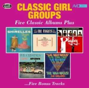 Shirelles/Angels/Marvelettes/Crystals Five Classic Albums Plus Remaster 2 CD NEW - Picture 1 of 1