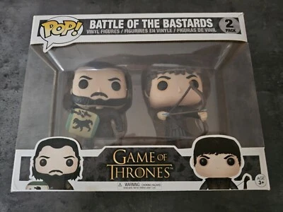 Figurine Funko Game of Thrones Pop Vinyl - Battle of the Bastards 2-pack Tbe - Photo 1/4